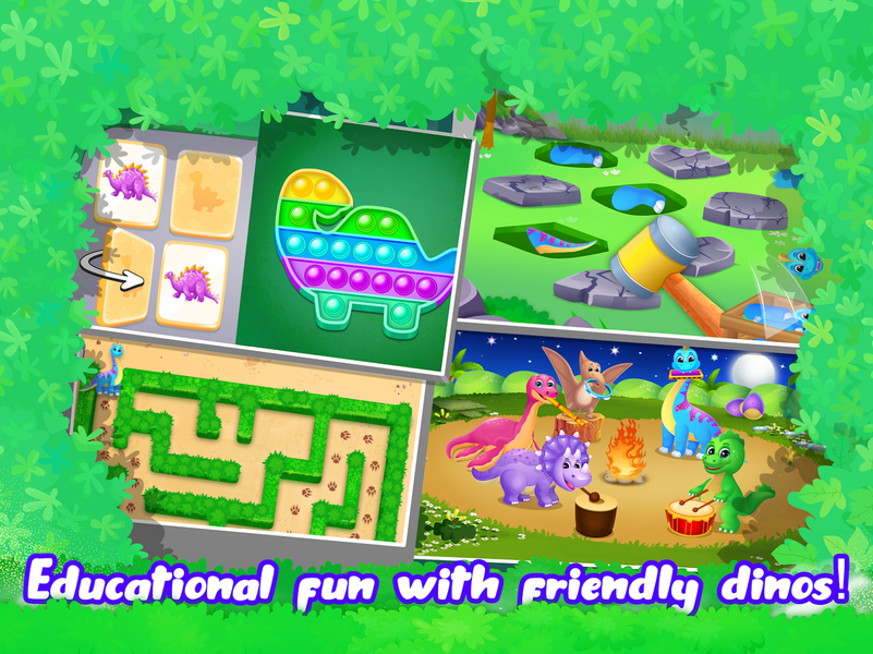 Dino World Jurassic for Kids - Gameplay image of android game