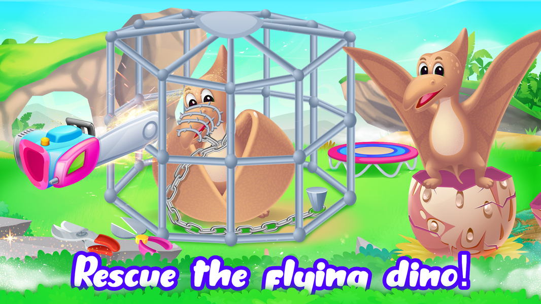 Dino World Jurassic for Kids - Gameplay image of android game