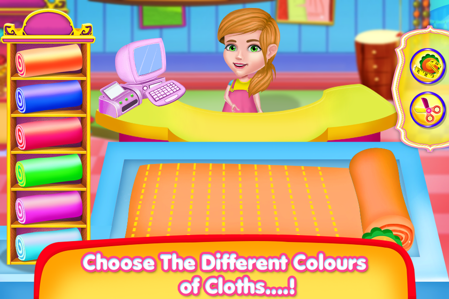 Tailor Fashion Dressmaker Girl - Gameplay image of android game