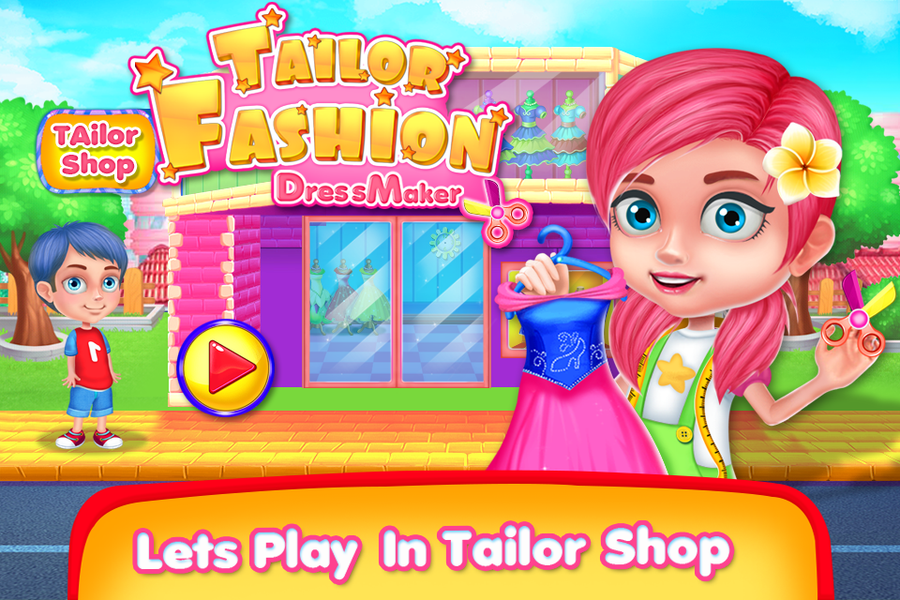 Tailor Fashion Dressmaker Girl - Gameplay image of android game