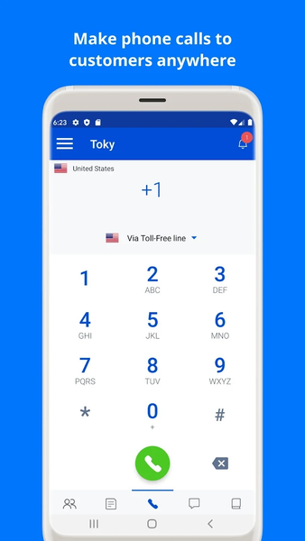 Toky: business phone system - عکس برنامه موبایلی اندروید
