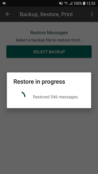 Print Text Messages - Image screenshot of android app