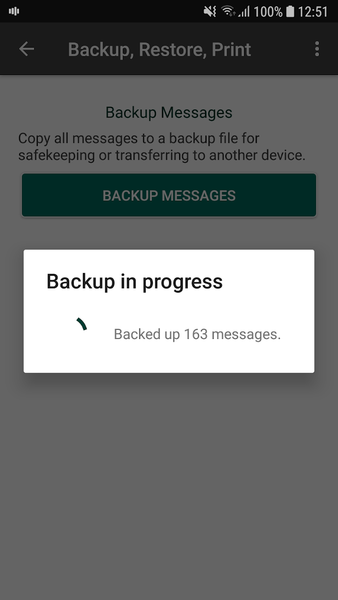 Print Text Messages - Image screenshot of android app
