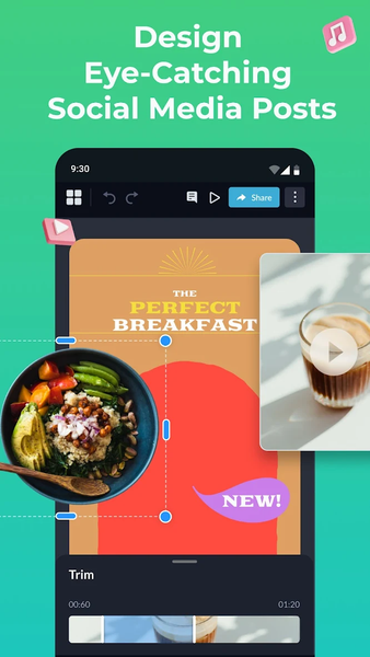Visme - Graphic Design Maker - عکس برنامه موبایلی اندروید