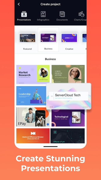 Visme - Graphic Design Maker - عکس برنامه موبایلی اندروید