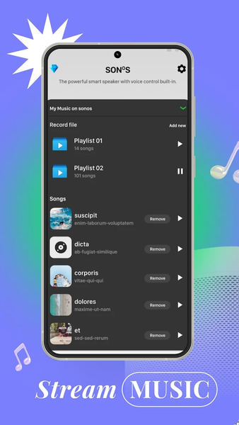 Sonos S1 S2 Speaker Controller - Image screenshot of android app