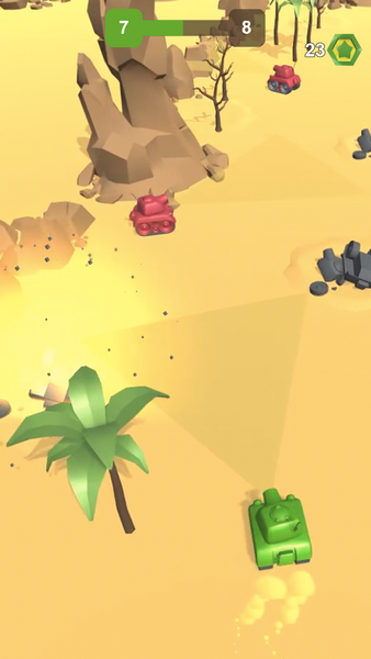 Brave Tank - Gameplay image of android game