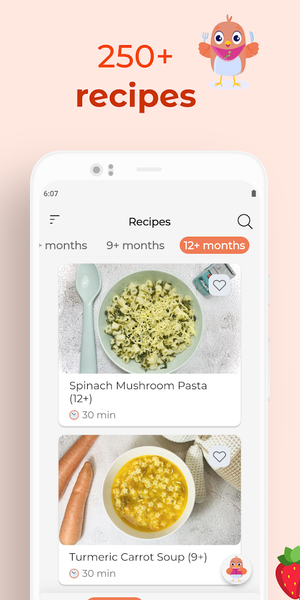 Start Solids & Baby Recipes - عکس برنامه موبایلی اندروید