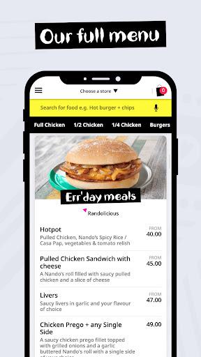 Nando’s SA – Food Order - Image screenshot of android app