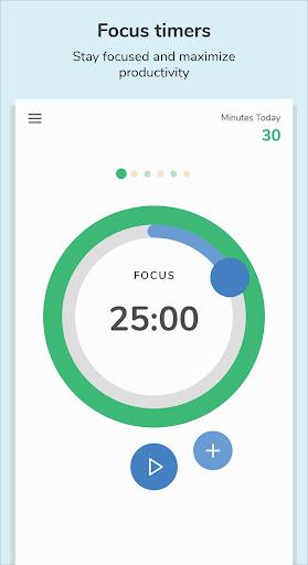 Focusmeter: Pomodoro Timer - عکس برنامه موبایلی اندروید