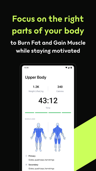 Zing AI: Home & Gym Workouts - Image screenshot of android app