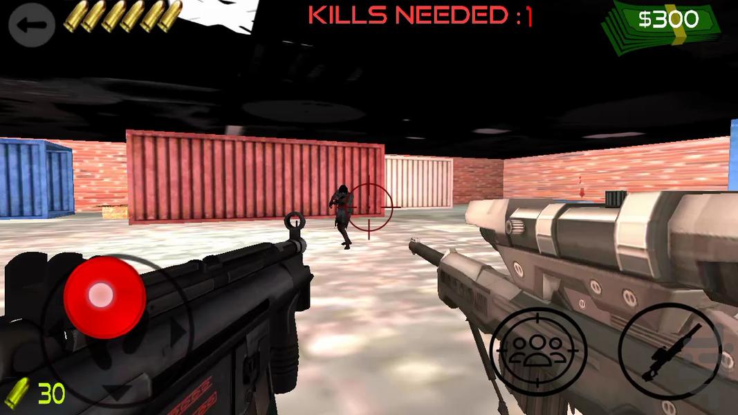 Shooting Bad Guys Zombie Edition - Gameplay image of android game