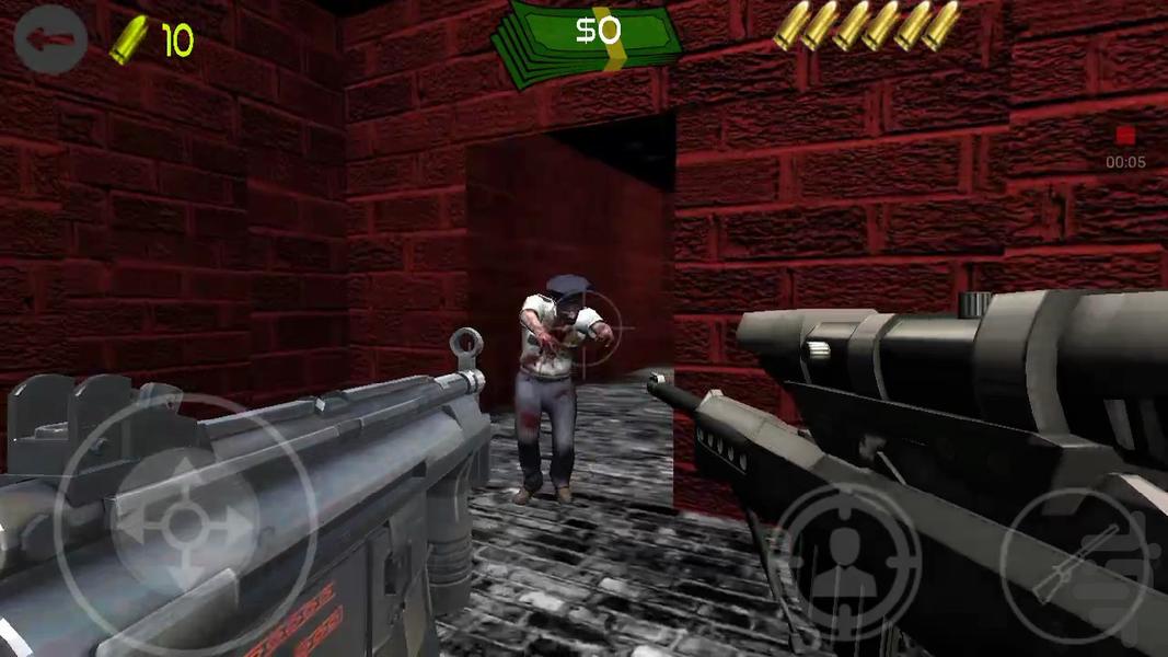 Escape Dark Corridors Zombie 3D - Gameplay image of android game