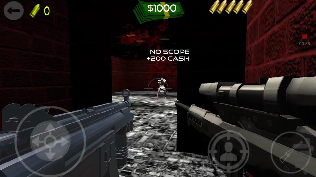 Escape Dark Corridors Zombie 3D - Gameplay image of android game