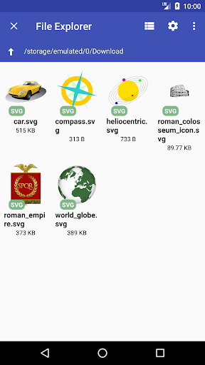 SVG Viewer - عکس برنامه موبایلی اندروید