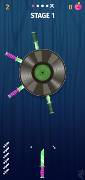 throwing knife - Gameplay image of android game