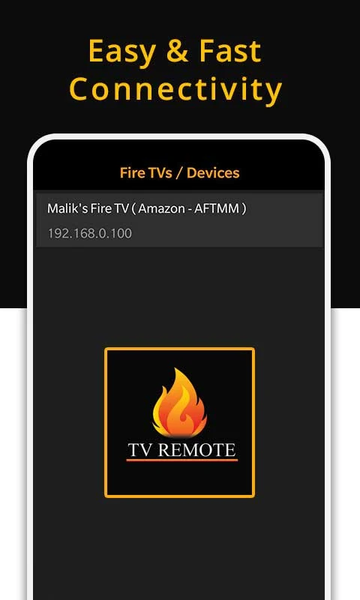Remote for FIRE TVs / Devices: - Image screenshot of android app