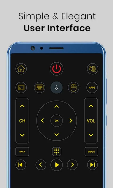 Smart TV Remote Control - Image screenshot of android app