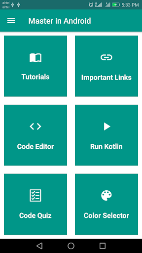 Master in Android: Coding App - Image screenshot of android app