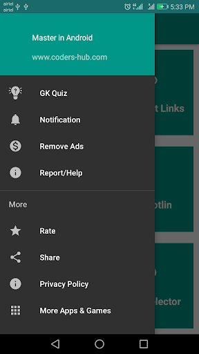 Master in Android: Coding App - Image screenshot of android app