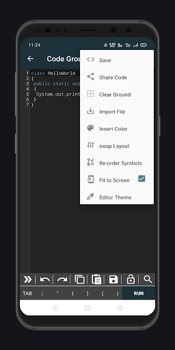 Code IDE : Compiler & Editor - عکس برنامه موبایلی اندروید
