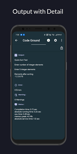Code IDE : Compiler & Editor - عکس برنامه موبایلی اندروید