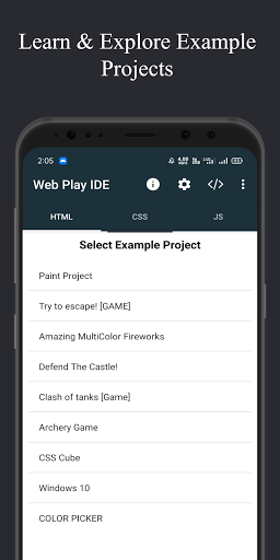 Learn Web Development - عکس برنامه موبایلی اندروید
