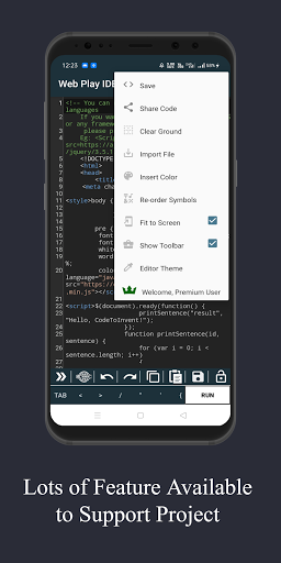 Learn Web Development - عکس برنامه موبایلی اندروید