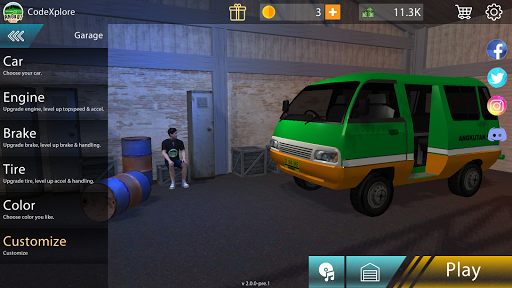 Angkot d Game - Gameplay image of android game
