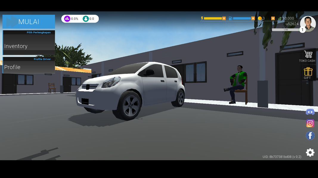 Taxi Online Simulator ID - Gameplay image of android game