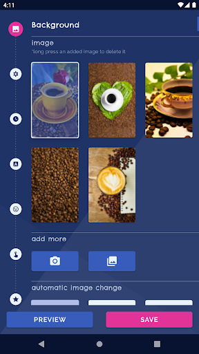 Coffee Beans Live Wallpaper - Image screenshot of android app