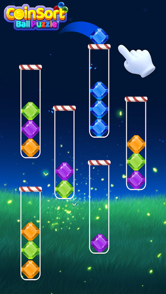 Coin Sort: Ball Puzzle - Gameplay image of android game