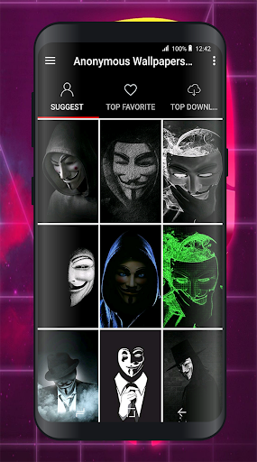 Anonymous Wallpapers 4K - Image screenshot of android app