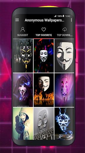 Anonymous Wallpapers ۴K - عکس برنامه موبایلی اندروید