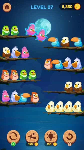 Bird Sort Jam: Color Puzzle - عکس بازی موبایلی اندروید