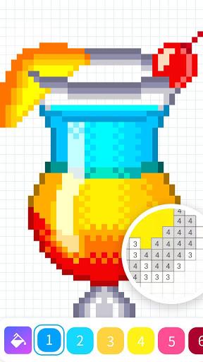 Pixelz - Color by Number Pixel - Image screenshot of android app