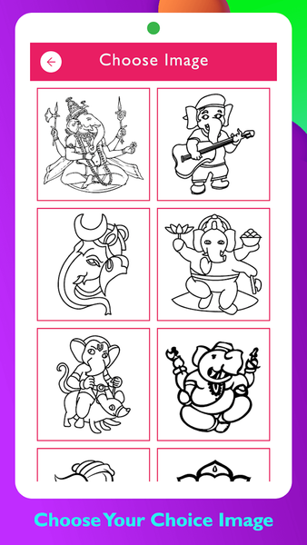 Lord Ganesha Paint & Color - Gameplay image of android game