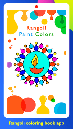 Rangoli Paint & Colors - Gameplay image of android game