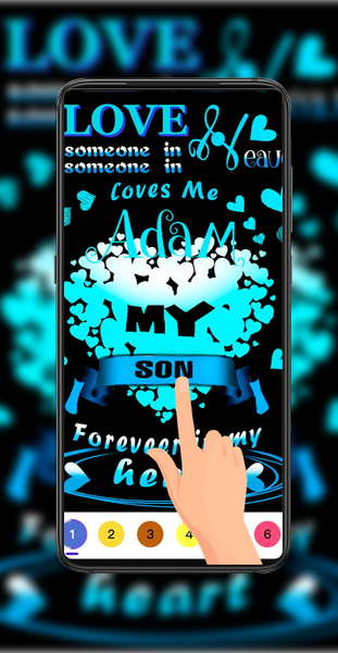 Love Text for family：Color Mas - Image screenshot of android app