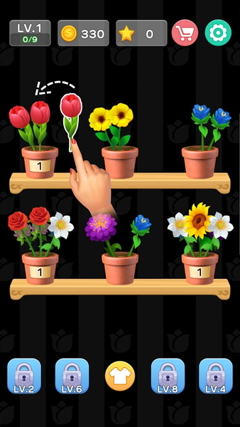 Blossom Sort™ - Flower Games - Gameplay image of android game