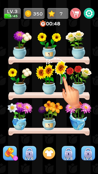 Blossom Sort™ - Flower Games - Gameplay image of android game