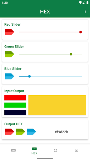 Color Mixer RGB HEX - Image screenshot of android app