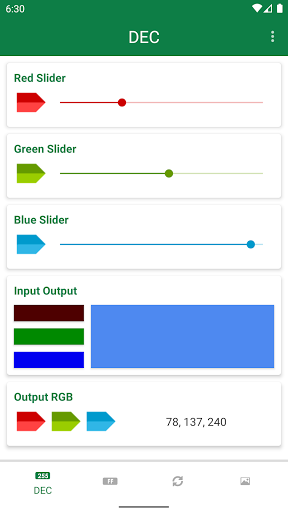 Color Mixer RGB HEX - Image screenshot of android app