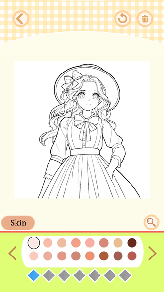 Girls Coloring Book:Color Game - عکس بازی موبایلی اندروید