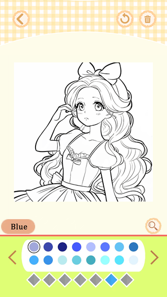Girls Coloring Book:Color Game - عکس بازی موبایلی اندروید