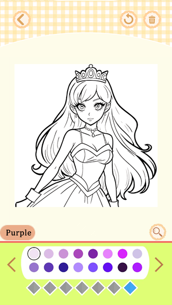 Girls Coloring Book:Color Game - عکس بازی موبایلی اندروید