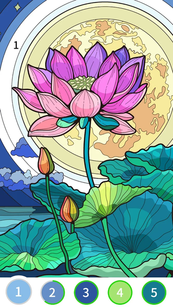 Color by Number - Gameplay image of android game