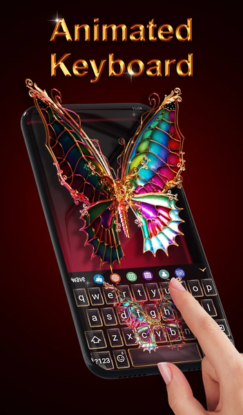 3D Wallpaper Butterfly Theme - Image screenshot of android app