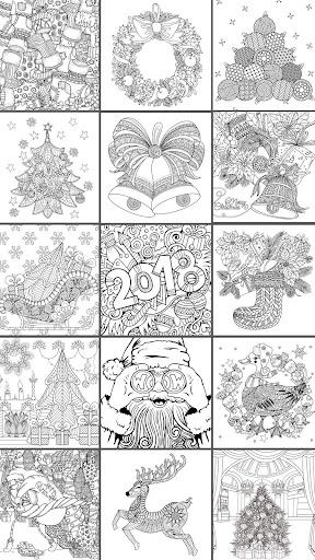 2022  Christmas Coloring Book - Gameplay image of android game