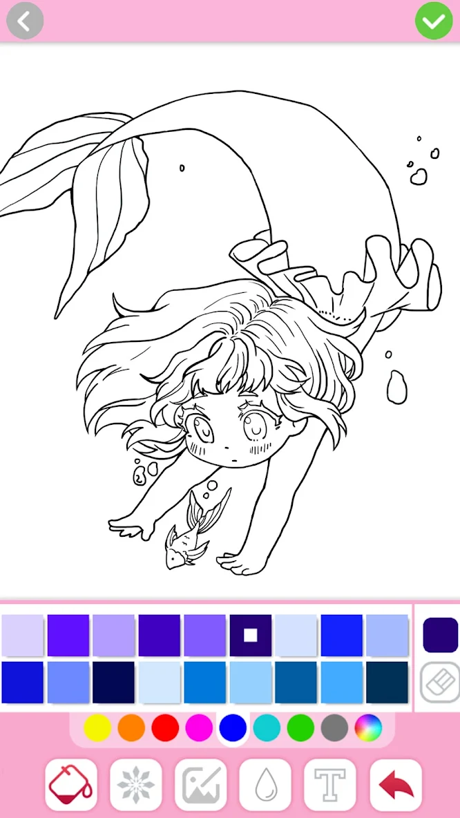 دانلود بازی Mermaid Coloring:Mermaid games اندروید | بازار